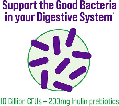Culturelle Pro Strength Daily Probiotics For Digestive Health (2 Month Supply) with Prebiotics for Women & Men, Supports Occasional Diarrhea, Gas & Bloating, Gluten & Soy Free, 60 Count