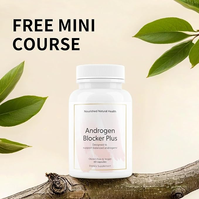 Nourished AndroEase Plus for Women’s Health - Vegan Supplement with Zinc & Saw Palmetto for Wellness Support, Vitality, and Daily Balance - Natural Formula for Women’s Care (360 Capsules)