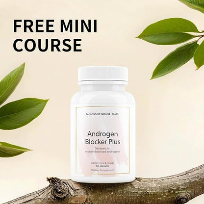 Nourished AndroEase Plus for Women’s Health - Vegan Supplement with Zinc & Saw Palmetto for Wellness Support, Vitality, and Daily Balance - Natural Formula for Women’s Care (360 Capsules)