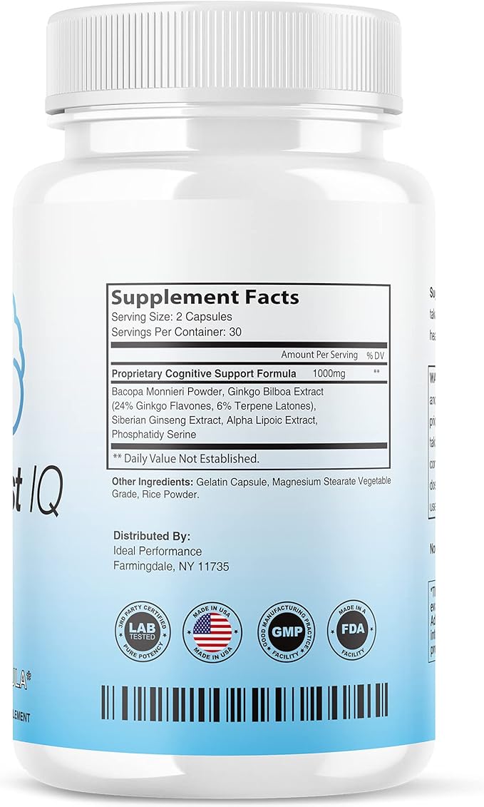 (2 Pack) Neuro Boost IQ Supplement Brain Pills Mind Ben Carson Neurobooster Neuroboostiq (120 Capsules)