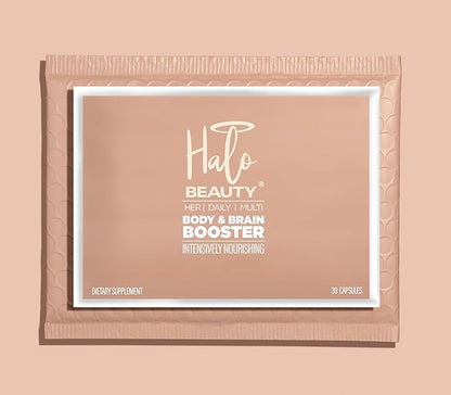 Her Daily Multi - 30 Capsule Vegan Women's Multivitamin for Energy, Mental Clarity & Wellness - Body & Brain Booster with B6, D3 & Zinc