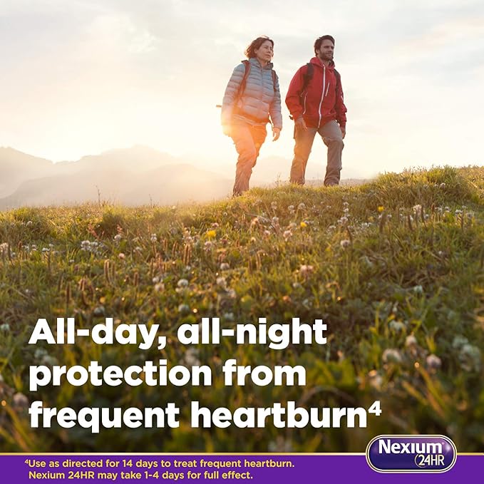 Nexium 24HR ClearMinis 20mg Delayed Release Heartburn Relief Capsules, Esomeprazole Magnesium Acid Reducer, 42 Count
