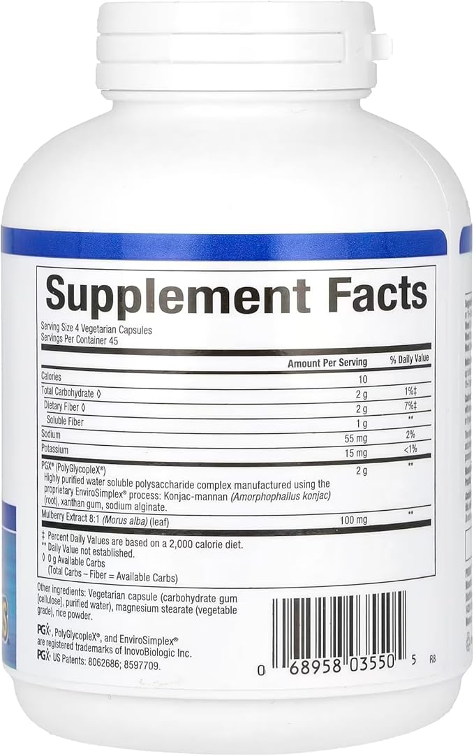 PGX by Natural Factors, WellBetX Plus Mulberry, 180 vegetarian capsules, 180 Capsules