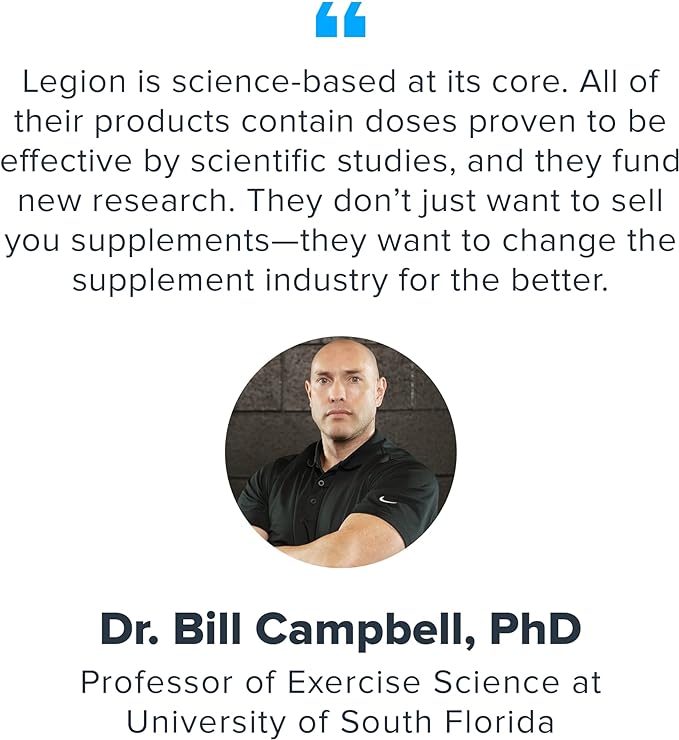 LEGION Pulse Pre Workout - All Natural Nitric Oxide Preworkout Drink to Boost Energy, Creatine Free, Naturally Sweetened, Beta Alanine, Citrulline, Alpha GPC (Rainbow Sherbet)
