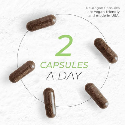 Neurogan Ginkgo Biloba Capsules 13,500,mg | Cognitive Health Supplements for Memory & Focus | Ginkgo Biloba Herbal Supplement, 300mg Per Serving, 90 Ct | Made in USA