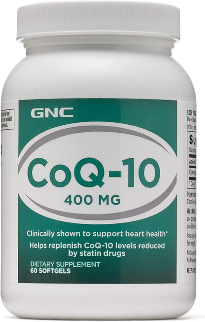 GNC CoQ-10 400mg | Supports Heart Health | 60 Count
