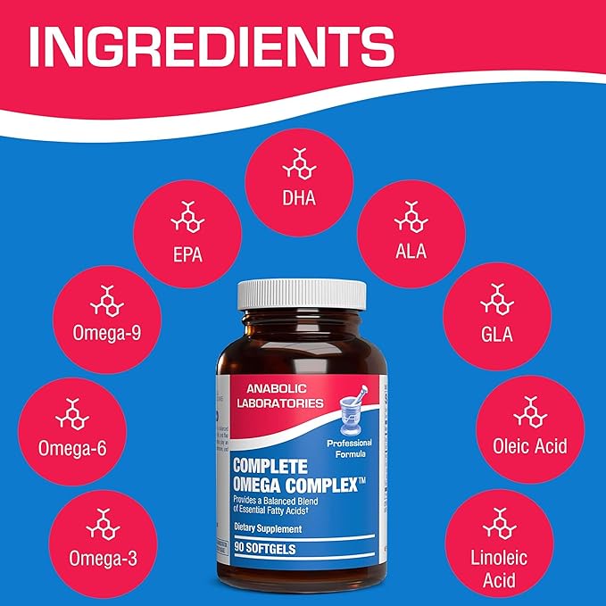 Fish Oil Omega 3 6 9 Supplement - Full Spectrum Clinical Formula Fish Oil Pills with Omega-3 Fatty Acids EPA & DHA plus GLA ALA Oleic Acid and More for Brain Heart & Overall Health - 90 Day Supply