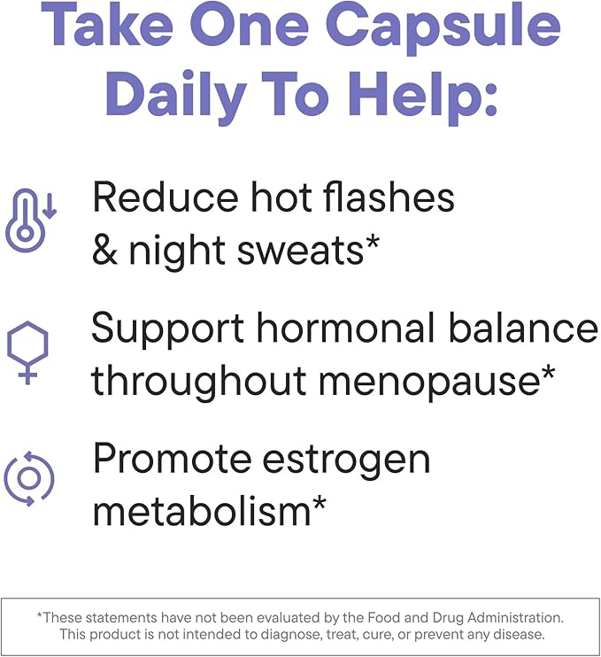 Daily Nouri Menopause Probiotic with Resveratrol | For Menopause Relief, Hormonal Balance & Estrogen Metabolism Support | Resveratrol Capsules to Reduce Hot Flashes | 30-Day Supply