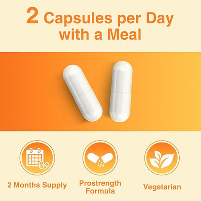 Vitamin World Probiotic 16, 20 Billion CFU, 16 Strains with Prebiotic Fiber for Digestive & Immune Health, Probiotics for Women & Men, Non-GMO, Gluten Free, 120 Veggie Capsules, 60 Day Supply