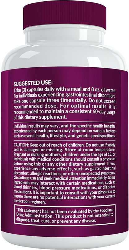26-in-1 Nitric Oxide Supplement - Heart & Circulation Support with CoQ10, Turmeric, Organic Beet Root, Hawthorn Berry & Garlic - 2103mg per Serving (120ct, Pack of 2)