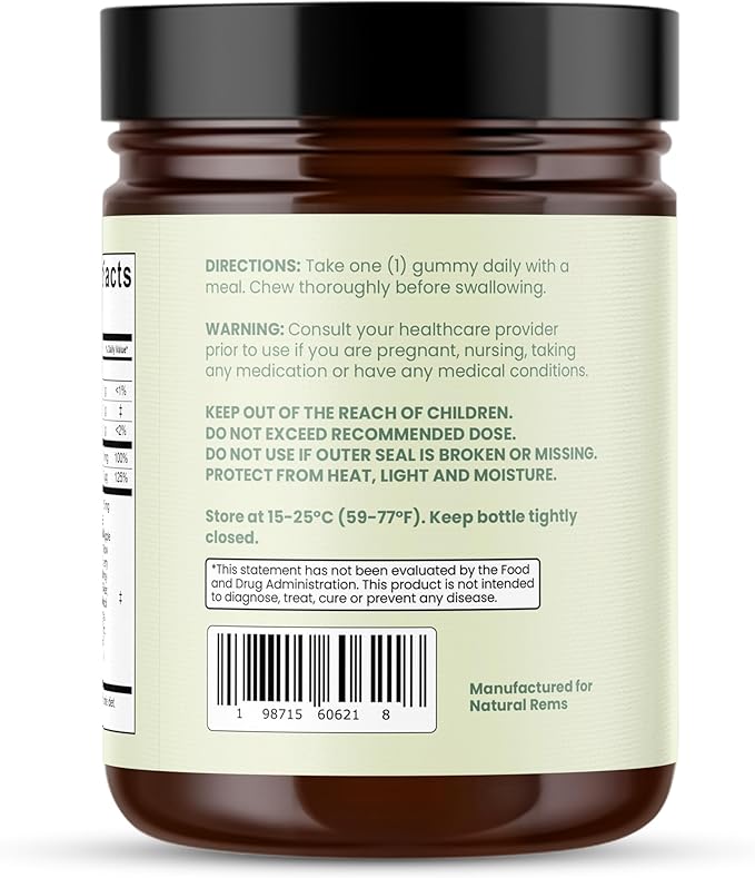 Sea Moss Gummies 16-in-1 - Ashwagandha Black Seed Oil Bladder Wrack Turmeric Vitamin C & D3 with Manuka Burdock Root Dandelion Yellow Dock Elderberry Apple Cider Vinegar (Green Apple)