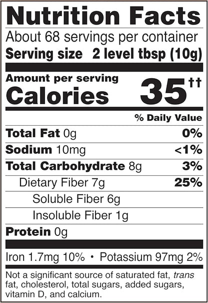 NOW Foods Supplements, Whole Psyllium Husks, Non-GMO Project Verified, Soluble Fiber, 24-Ounce