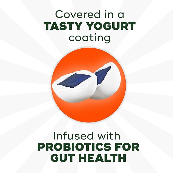 Align Probiotic, Yogurt Coated Probiotic Fruit Bites, Added Probiotic Helps Support Digestive Health, From the Maker of the #1 Doctor Recommended Probiotic Brand‡, Apple Blueberry Flavor, 21 Pouches