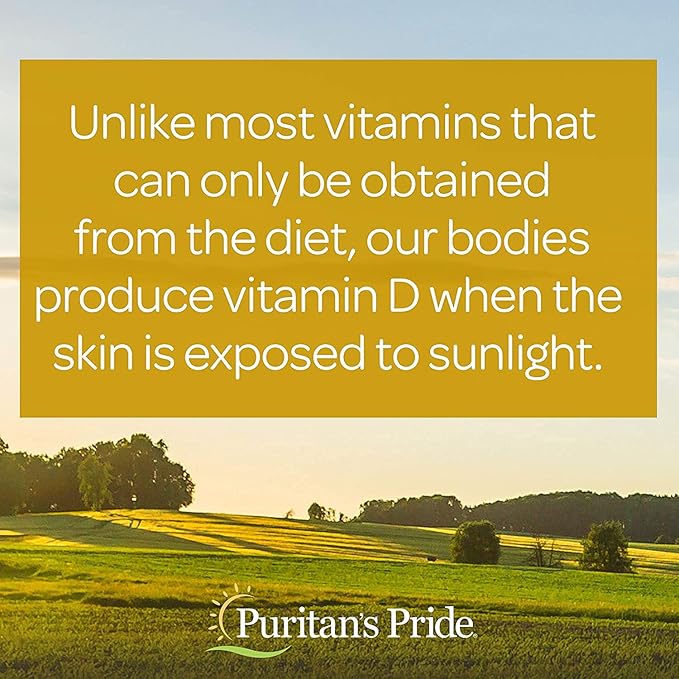 Puritan's Pride Vitamin D3 10,000 IU, Twin Pack 200 Total Count, 100 Count (Pack of 2)