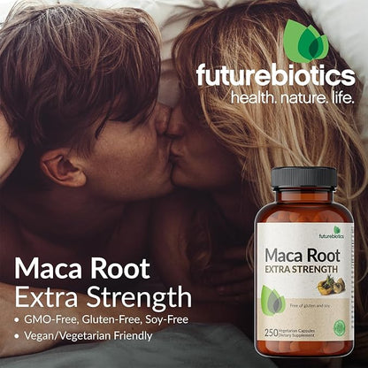 Futurebiotics Maca Root Extra Strength Supports Energy, Stamina & Reproductive Health, Non-GMO, 120 Vegetarian Capsules