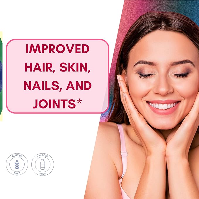 Collagen Peptides Powder 255g (9 Oz) - Hydrolyzed Protein(Type I & III) Keto Collagen Powder for Women & Men - Hair, Skin and Joints by Spring Valley (Pack of 1)