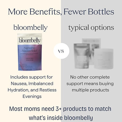 Morning Sickness + Nausea Relief. Electrolytes Hydration Support. Safe Sleep Support + Prenatal Vitamins with Magnesium, Vitamin b6. First Trimester Pregnancy Must Haves 30 Servings