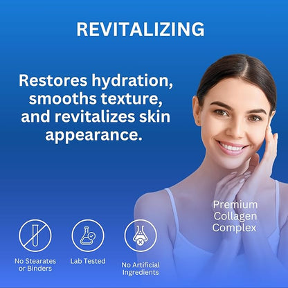 Crown Elite Premium Collagen Supplement - Nutritional Supplement for Skin, Hair, Joint, Nerve, & Bone Support | Premium Anti-Aging Support | Non-GMO, Easy to Digest Organic Vegan Capsules