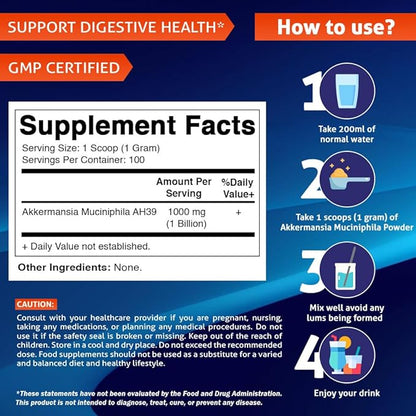 Vitamatic Akkermansia Muciniphila Gut Health - 100 Gram Powder