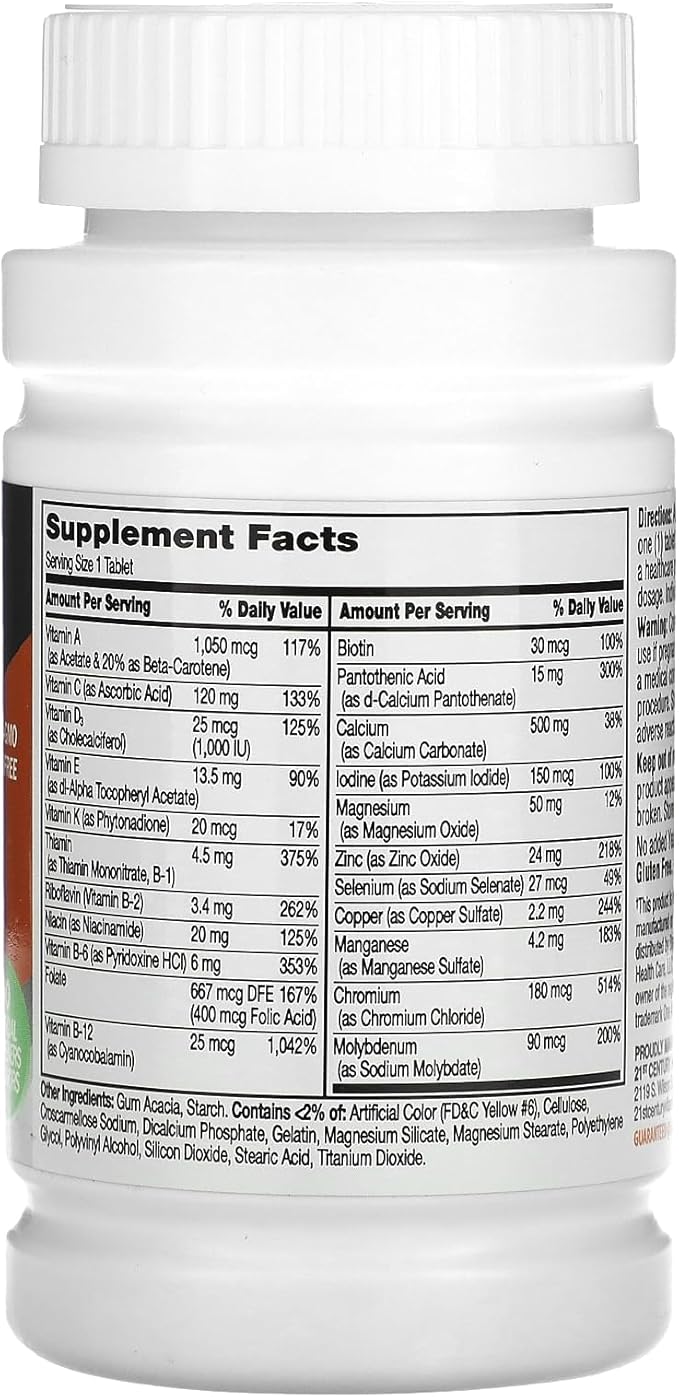 21st Century One Daily Women's 50+ Tablets, 100-Count