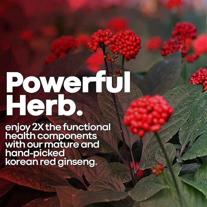 Herbtonics Korean Panax Red Ginseng and Strengthtonic Testosterone Booster for Men Bundle