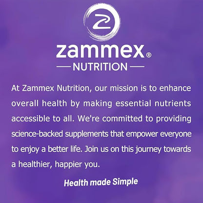 Zammex Multi Collagen Peptides, 5 Types of Hydrolyzed Collagen Unflavored Protein Powder, 60 Serving, Premium Grass-Fed Beef, Chicken, Wild Fish, Eggshell, Keto & Paleo Friendly, Easy Mix