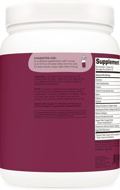 The Afterglow Multi Collagen Protein + Beauty (Dark Chocolate Flavored) 30 Servings