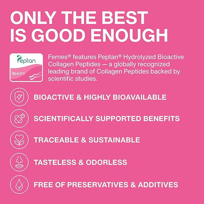 Hydrolyzed Collagen Peptides Supplement Powder for Women & Men - Ageless Skin, Strong Hair & Nails, Joint Support - Grass Fed Type I & III - Keto, Paleo, Gluten Free - 28 Servings, 9.88 oz, Unflavored