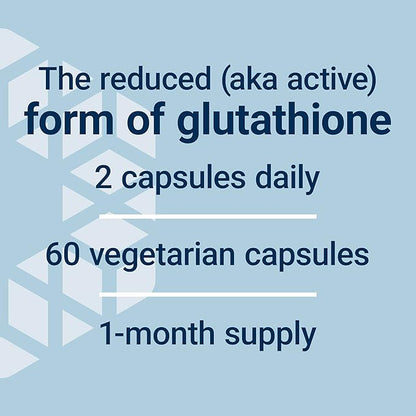 Life Extension Glutathione 500 mg – Glutathione Capsules, Antioxidant Supplement, Oxidative Stress, Active Reduced Form – Gluten-Free, Non-GMO, Vegetarian – 60 Capsules