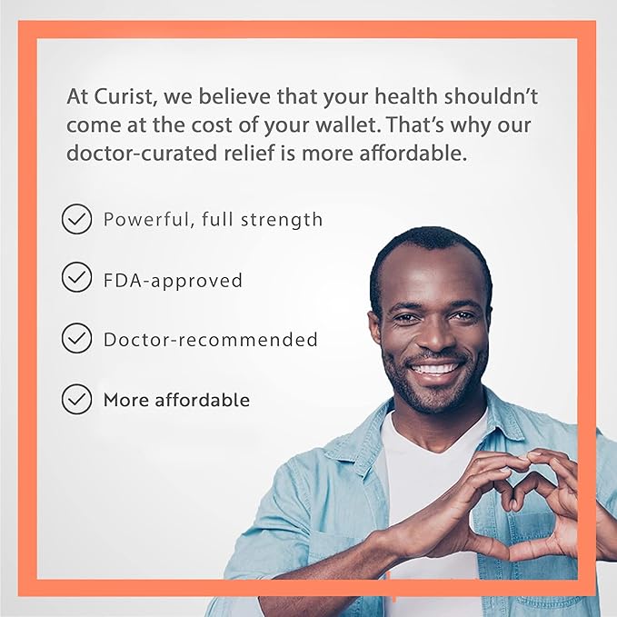 Curist Omeprazole 20mg Tablets - 42 Count Delayed-Release Tablets - Acid Reflux Medicine for Heartburn Relief
