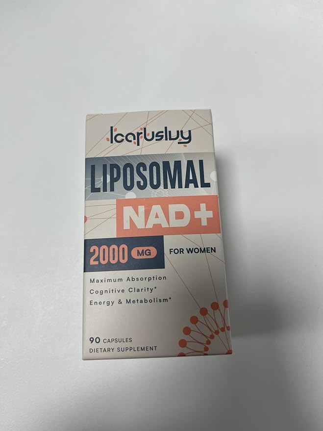 2000MG Liposomal NAD+ for Women, NAD+ Supplement, with Ashwagandha, Maca, Black Cohosh & Ginkgo Biloba, Max Absorption, NAD Plus - Menopause, Cognitive Clarity, Energy, Aging Defense, 540 Capsules