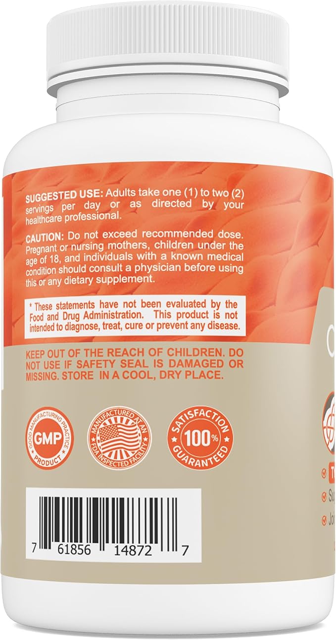 Multi Collagen Complex Supplement for Women & Men | Hydrolyzed Collagen Pills - Types I, II, III, V & X| for Healthy Hair, Nails, Skin, Bone & Joints | 90 Capsules