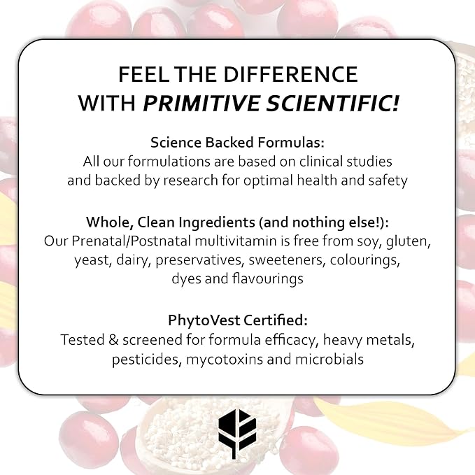Prenatal and Postnatal Multivitamin for Women, with Vitamins A, B, C, D, E, Iodine, and Ginger for Mother & Baby Support, Non-GMO, Gluten-Free (120ct)