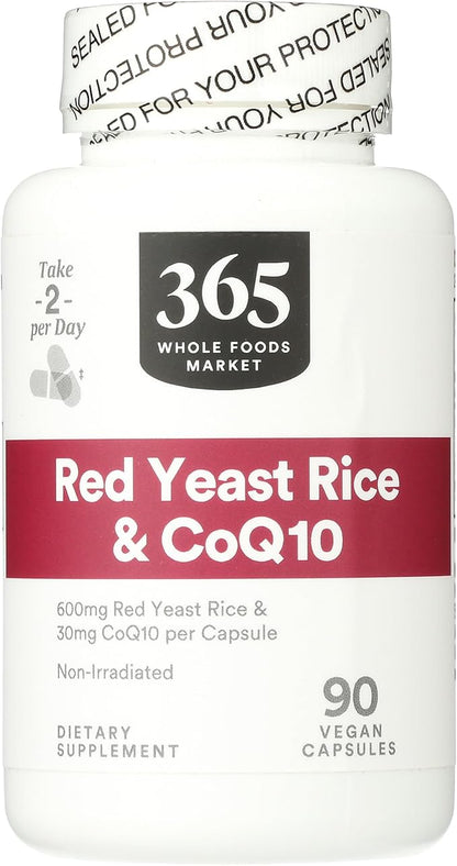 Whole Foods Market, Red Yeast Rice with CoQ10, 90 CT