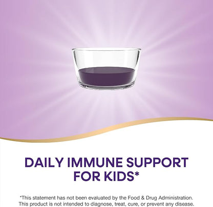 Nature's Way Sambucus Elderberry Immune Syrup for Kids Ages 2+, with Echinacea & Propolis, Daily Immune Support*, Vegetarian, Berry Flavored, 4 Fl Oz (Packaging May Vary)
