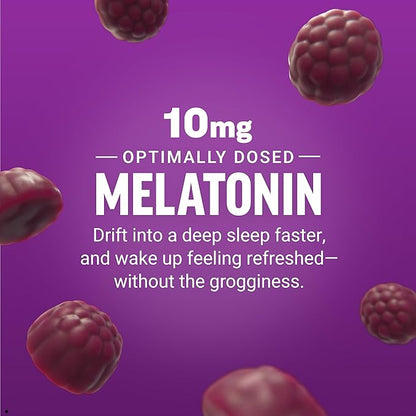Force Factor Somnapure Gummies with Melatonin, Drug-Free Sleep Support Supplement for Adults with Occasional Sleeplessness, Dream Berry Flavor, 120 Count (Pack of 2)