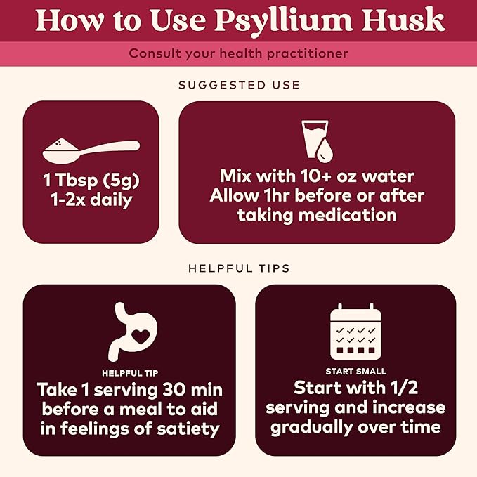 ORGANIC INDIA Whole Psyllium Husk Powder Organic - Psyllium Husk Fiber Supplement, Digestion Support, Vegan, Gluten-Free, Non-GMO, Soluble & Insoluble Fiber Source - 12 oz (Pack of 1)