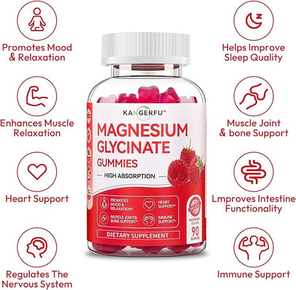 Magnesium Glycinate Gummies with MSM & Elderberry Extra Strength, Joint Support Supplement, Flexibility &Joint Health Supplement for Women Men, 60Ct