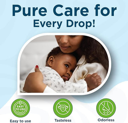 Wellements Organic Baby Probiotic Drops (0.25 Fl Oz) - Digestive & Immune Support for Infants - Toddler Probiotic Helps with Newborn+ Gut Health, Gas, Constipation & Colic Support - Preservative Free