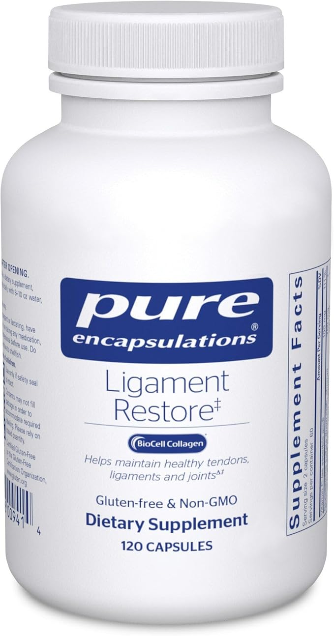 Pure Encapsulations - Ligament Restore - Dietary Supplement Helps Maintain Healthy Tendons, Ligaments and Joints - 120 Capsules