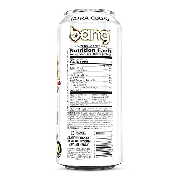 VPX Bang - Black Cherry Vanilla - 16fl.oz. (Pack of 4)
