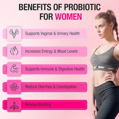 Vaginal Probiotics, 70 Billion CFU Probiotics for Women, 13-in-1 Womens Probiotic & Organic Prebiotics for Vaginal, Urinary, pH Balance, Immune, Gut & Digestive, Bloating Health - 4 Months Supply