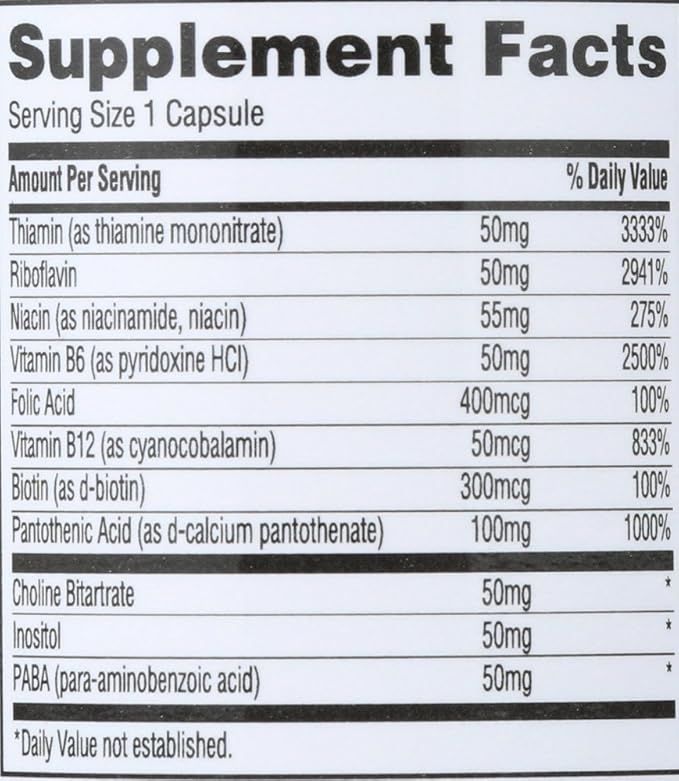 365 by Whole Foods Market, B – 50 Complex, 90 ct, Packaging May Vary