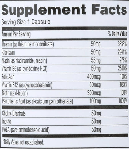 365 by Whole Foods Market, B – 50 Complex, 90 ct, Packaging May Vary