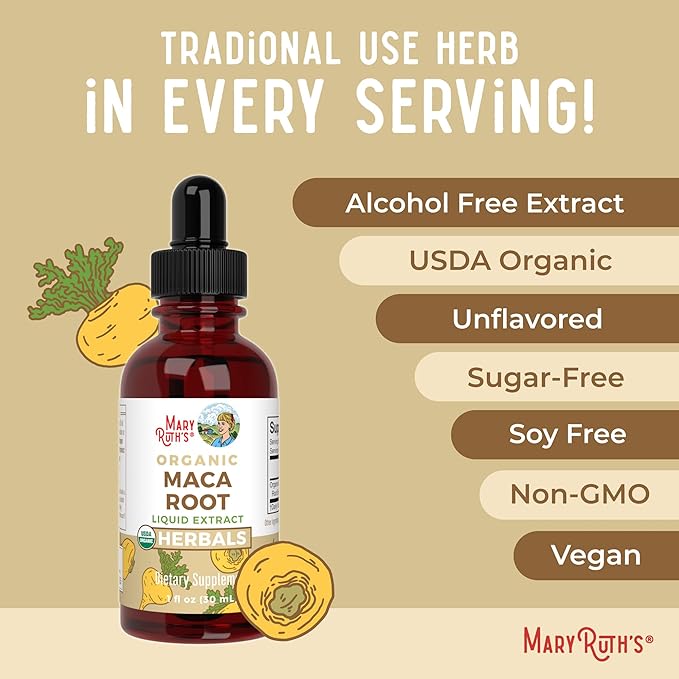 MaryRuth Organics Maca Root, 1 FZ