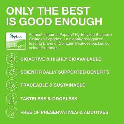 Hydrolyzed Collagen Peptides Supplement for Women & Men - Joint, Hair, Skin & Nails Support - Grass Fed Type I & III - Keto, Paleo - 28 Servings, 9.88 oz, Unflavored Powder