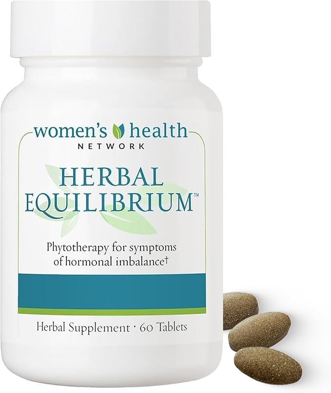 Herbal Equilibrium™ - Natural, Full-Spectrum Relief for Peri/Menopause Symptoms with 7 Proven Herbal extracts (30 Day Supply)