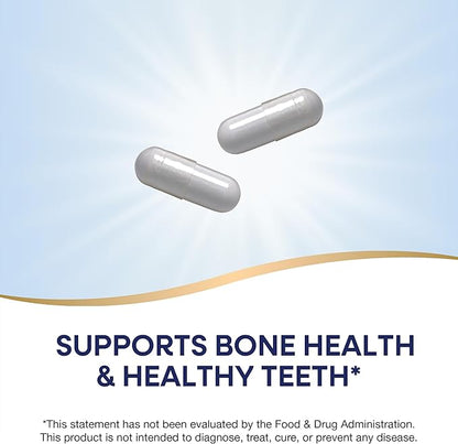 Nature's Way Calcium Citrate, 500 mg Calcium per 2-Capsule Serving, for Bone Health & Muscle Function*, Blend of Citrate, Carbonate & Malate, Gluten Free, 250 Capsules (Packaging May Vary) - 2 Pack