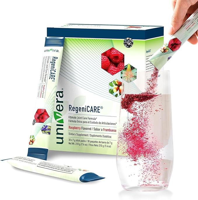 Univera Wellness Essentials Combo Pack, km & RegeniCARE, Potassium Support with 13 Botanical Ingredients, Joint Health Support with Glucosamine, Chondroitin, MSM & Univestin
