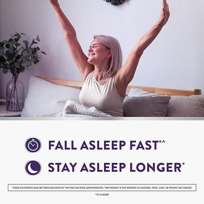 ZzzQuil Pure Zzzs Complete Sleep, Melatonin 10mg, L-Theanine, GABA, with Ashwagandha, and Magnesium, Melatonin Sleep Aid, 100 Count